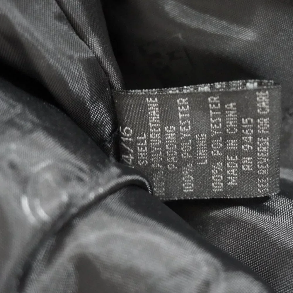 Protection System Womens Black Polyester Zip Up Motorcycle Jacket Size 14/16 - Picture 8 of 8